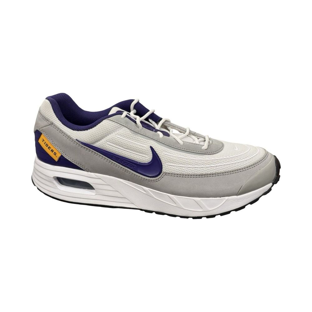 Size 12.5 Nike Air Max Verse LSU Tigers PE White Purple Yellow Mens IB3229-100